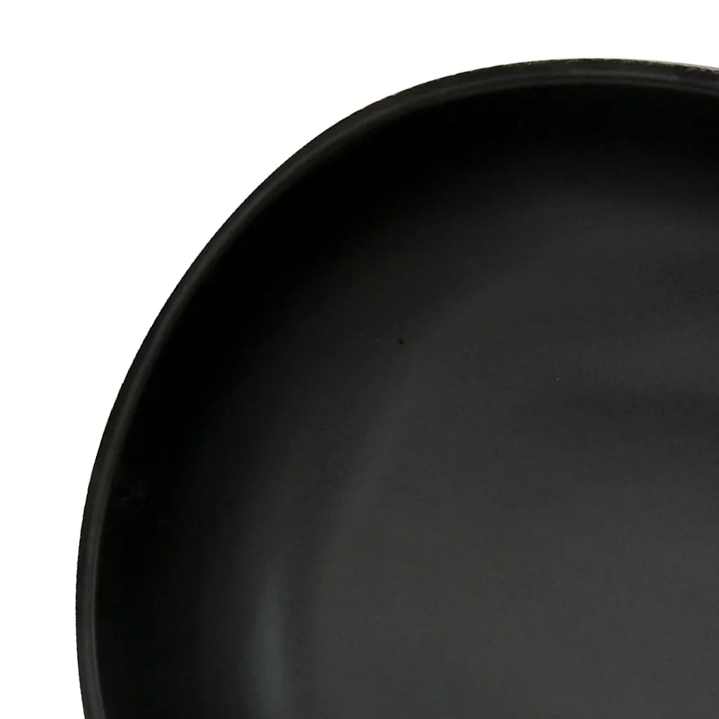 Lavabo da Appoggio Nero e Blu Ovale 59x40x14 cm Ceramica CFW7310105