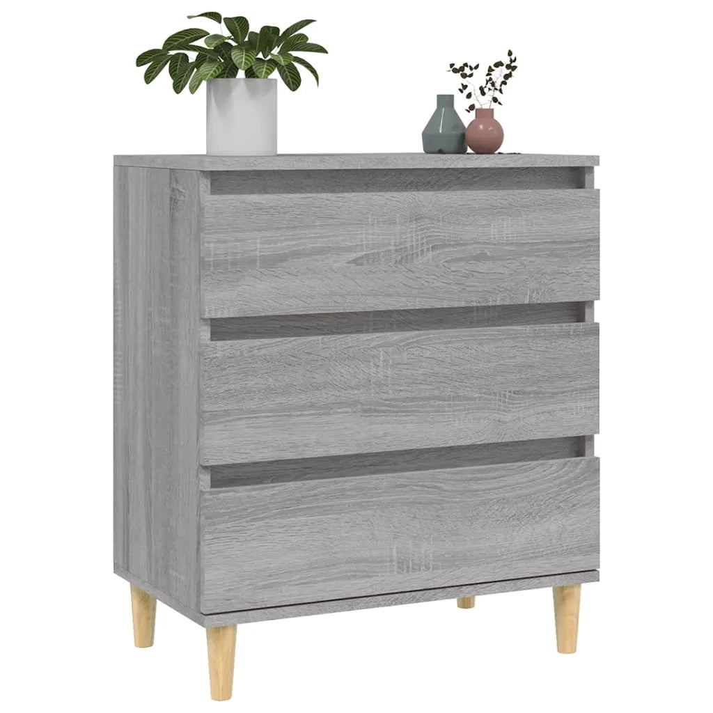 Credenza Grigio Sonoma 60x35x70 cm in Legno Multistrato 823046