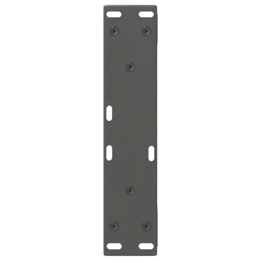 Gambe per tavolino 2 pz Antracite 38x(42-43,3) cm Acciaio