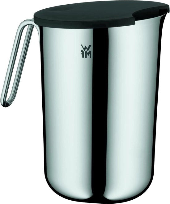 Bowl per mescolare 15 litri con manico - Cromargan in acciaio inossidabile lucidato - scala di misura - idoneo per lavastoviglie