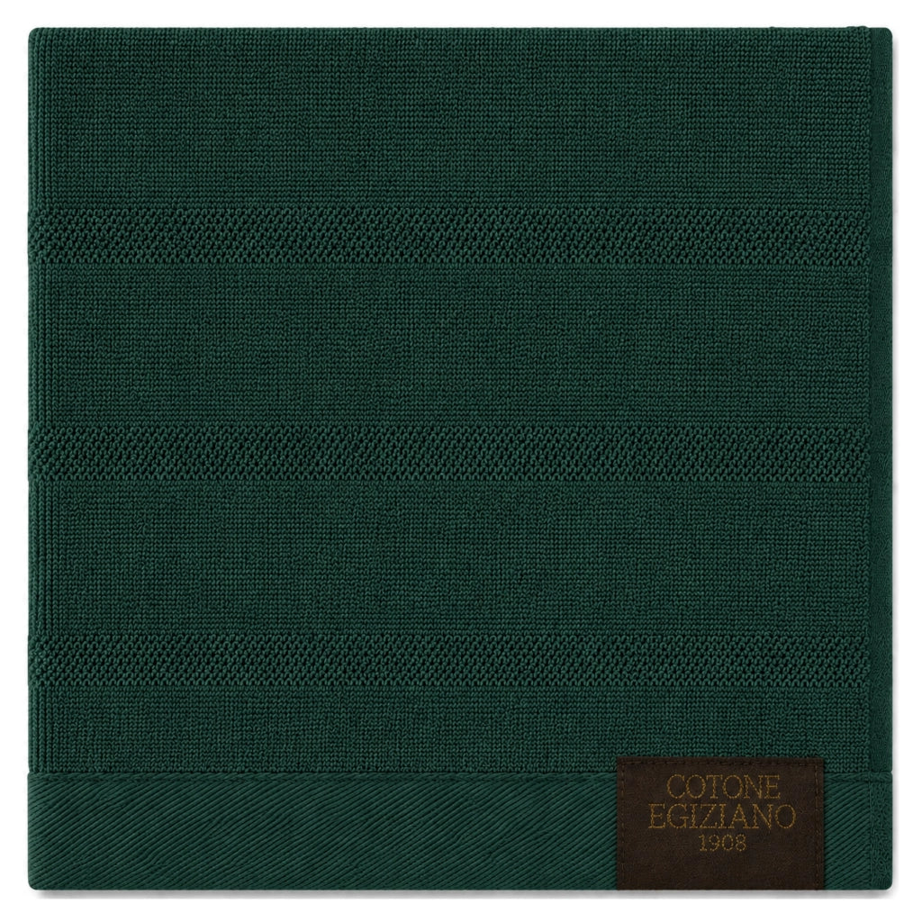 Rovarero, Telo Bagno Sfumatura Colore Struttura Scuro, Verde Scuro