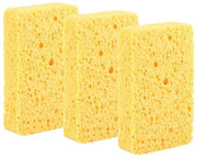 Set di spugne per la pulizia della cucina 3 pezzi - Spugna cellulosa - Elevata capacità di pulizia - Assorbe acqua - Adatto per servizio - Dimensioni 2,5 x 7 x 11 cm - Spugna per pulizia