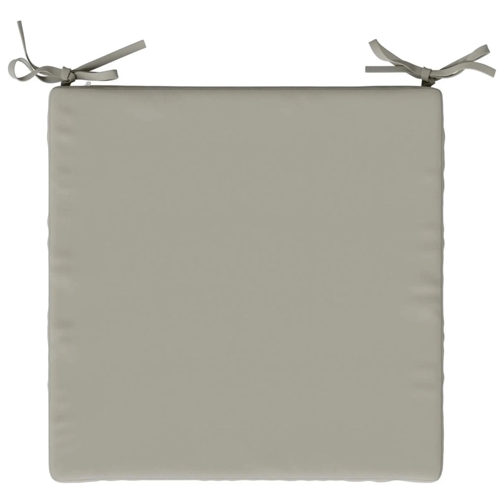 Cuscini per Sedia in 4 Pezzi SOEST 4 pz 100% Poliestere Grigio 944372