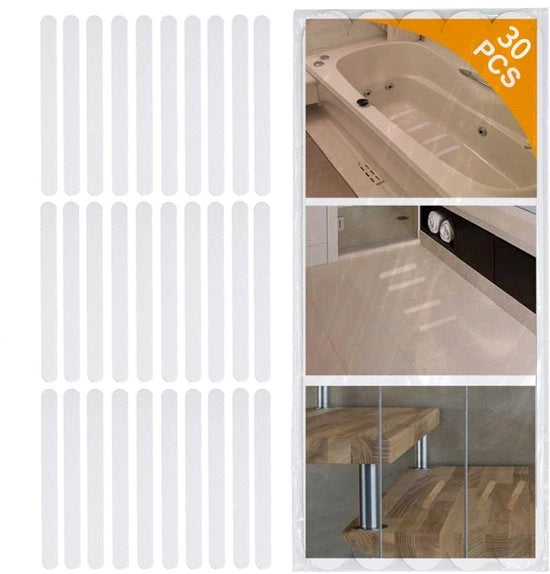 30 pezzi di adesivi antiscivolo per doccia - adesivi antiscivolo - 2*38cm