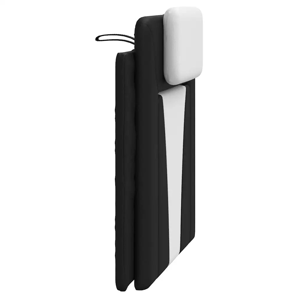 Cuscino Testiera Viana Nero e Bianco 80 cm in Similpelle CFW6058464