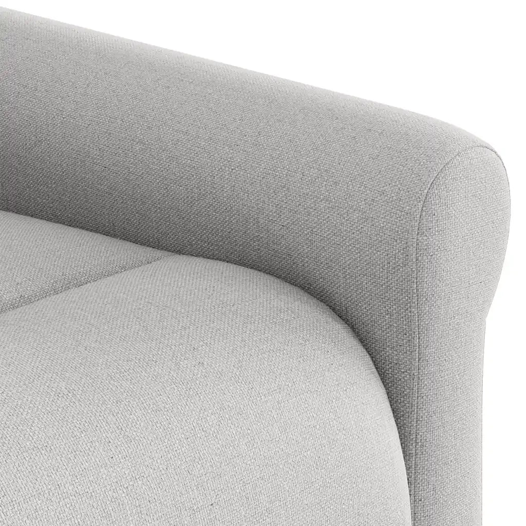 Divano Sedia-Poltrona Reclinabile in Tessuto Grigio Nuvola 797816