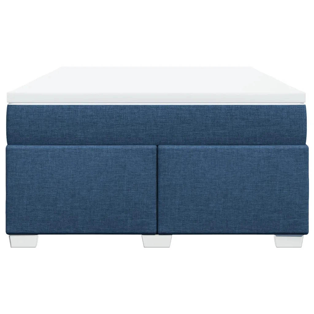 Giroletto a Molle con Materasso Blu 140x200 cm in Tessuto 3285143