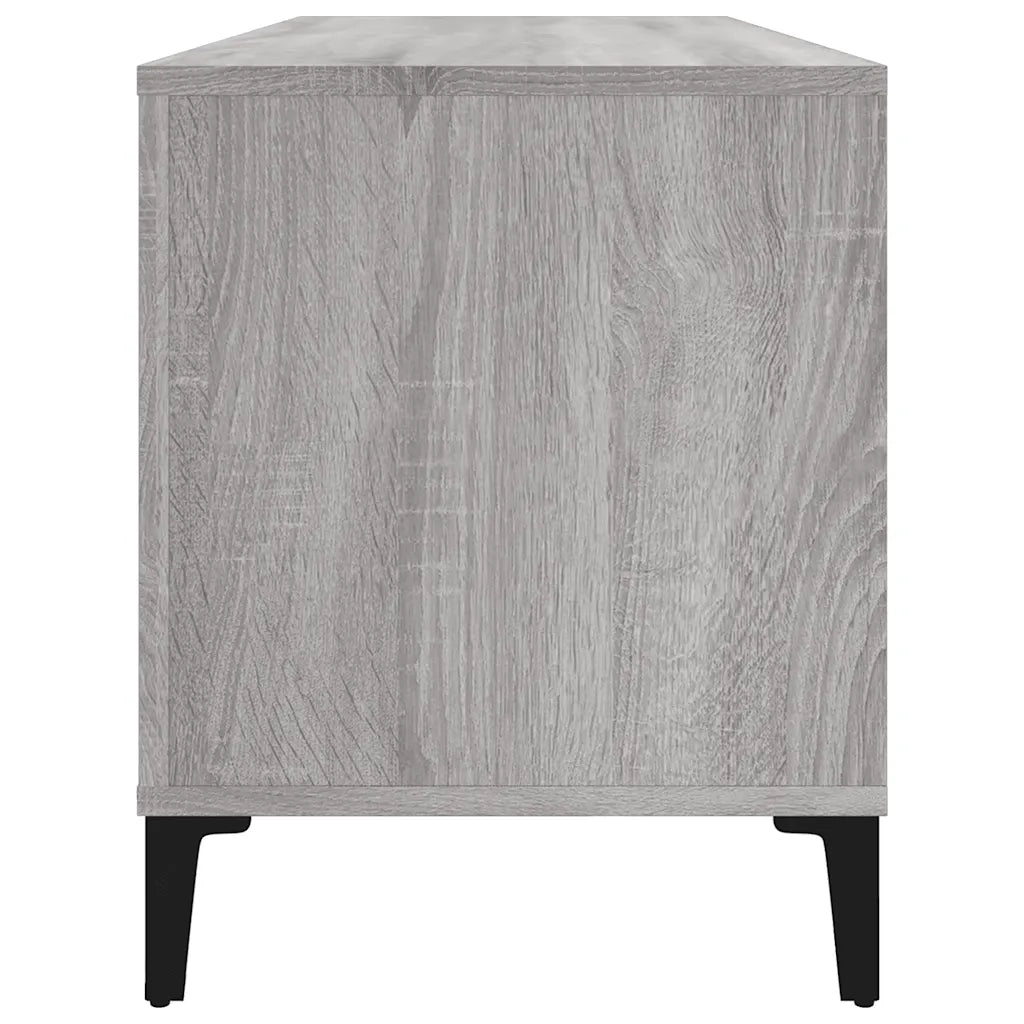 Mobile Porta Dischi Grigio Sonoma 100x38x48cm Legno Multistrato CFW3437288