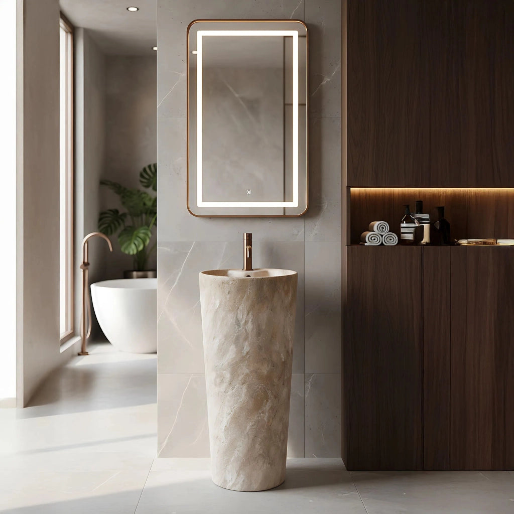 Lavabo Monolitico Blanka Savana Matt