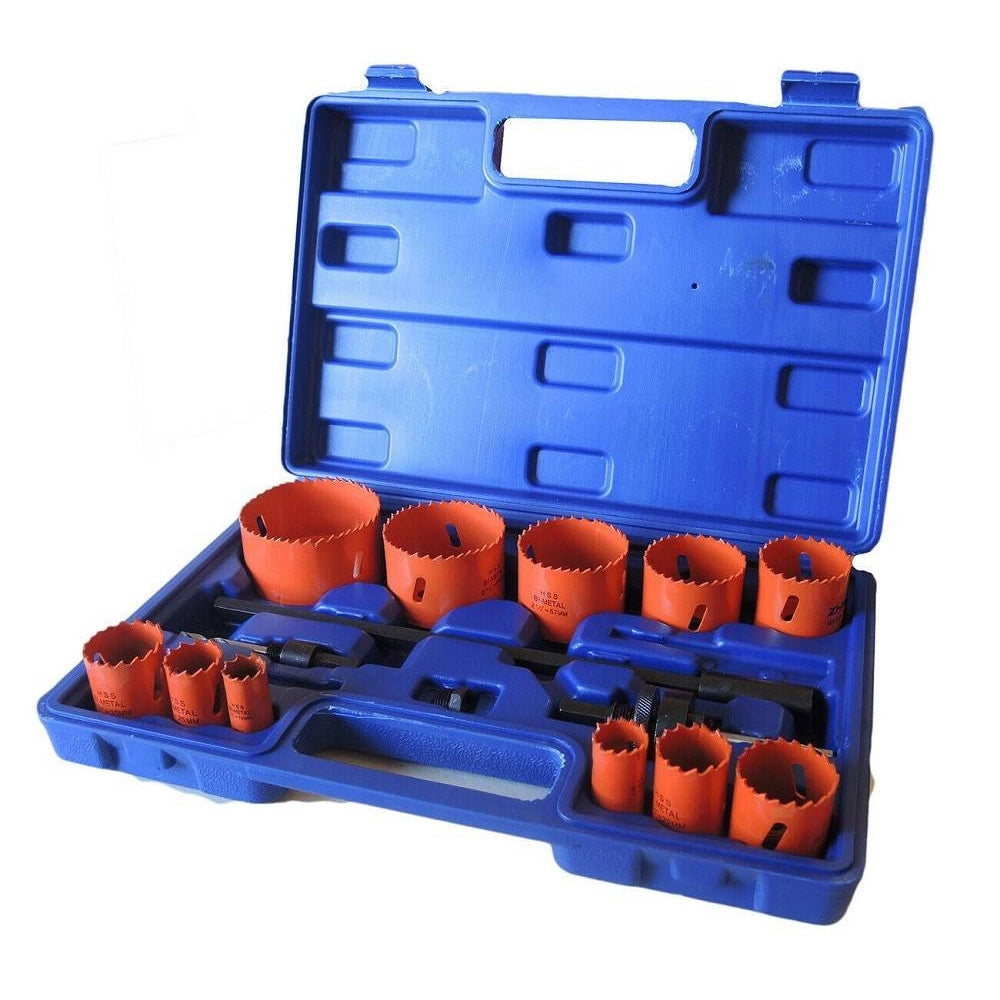 Trade Shop - Frese A Tazza Seghe Bi Metal Fresa Da Trapano Per Ferro Legno Alluminio 15pz -