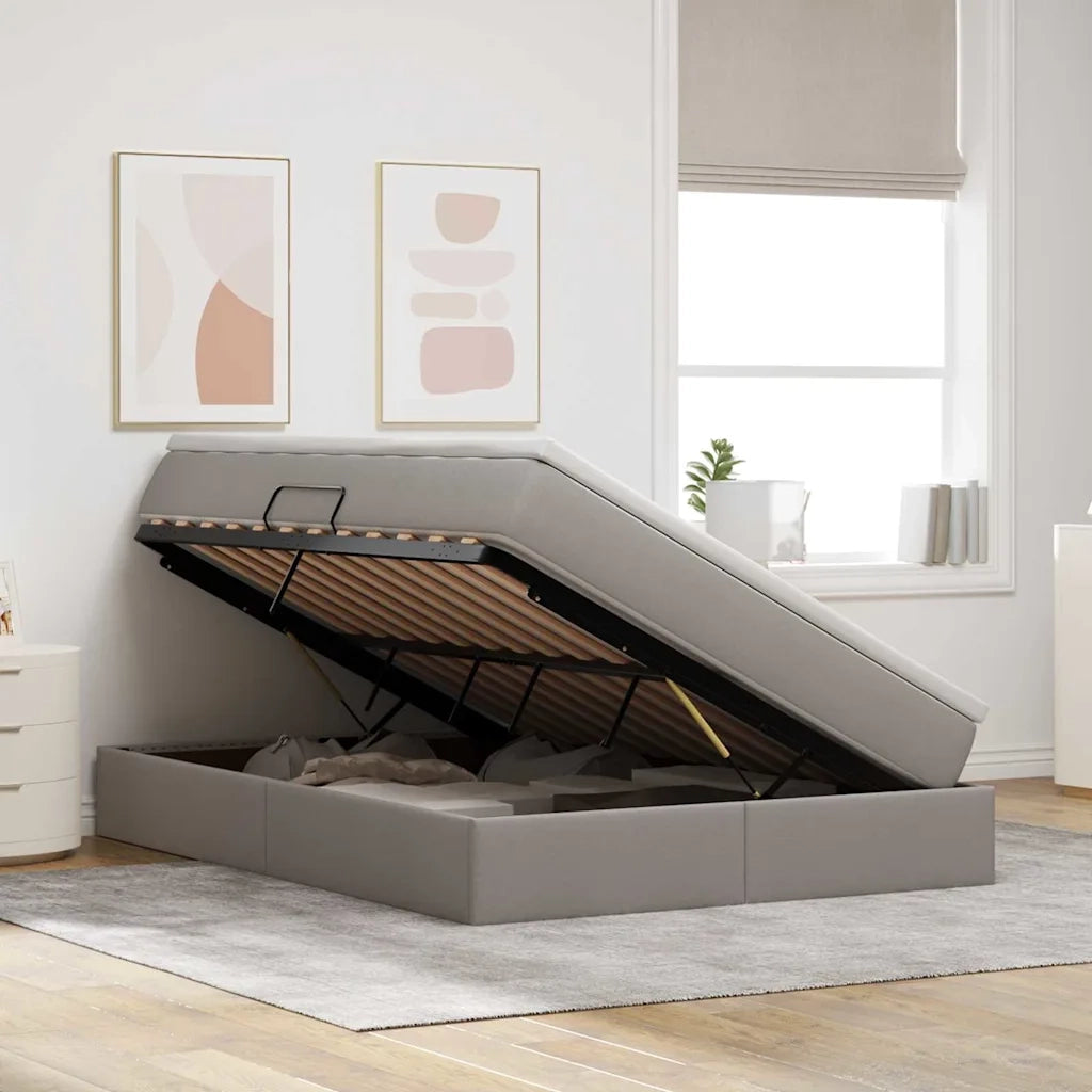Letto con contenitore e materasso Talpa 140 x 200 cm Poliestere 3370233