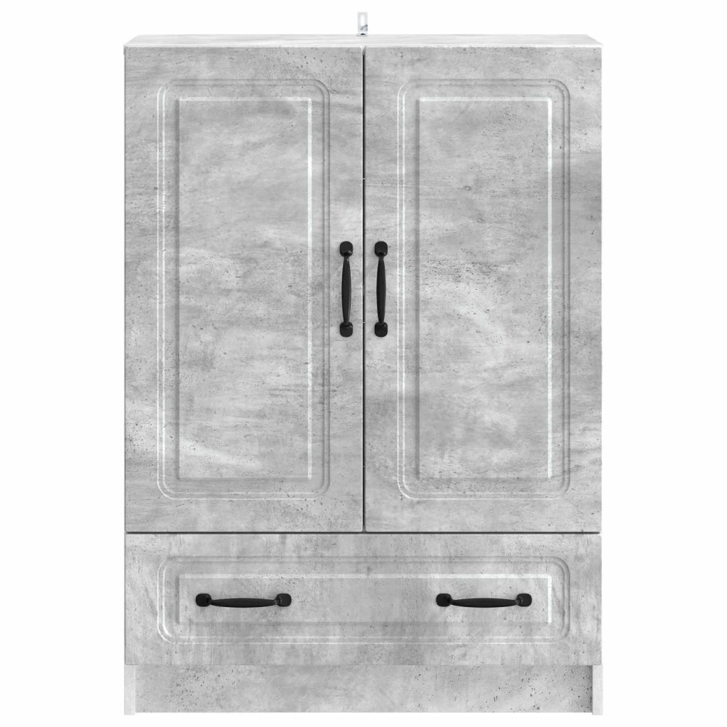 Credenza Grigio Cemento 66 x 34,5 x 92 cm Legno ingegnerizzato