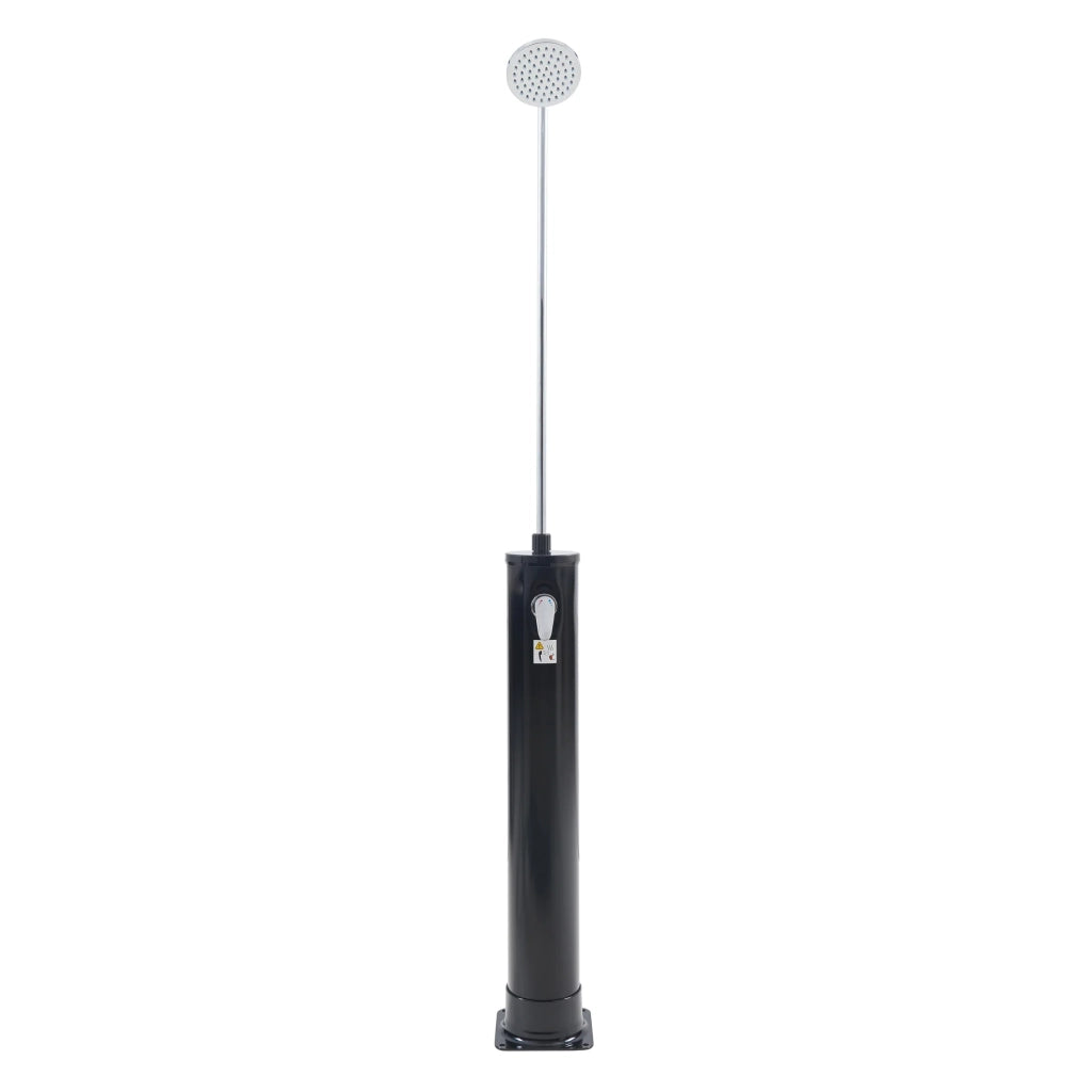 Doccia solare da giardino nera da 215 cm e 18 litri 03_0009351