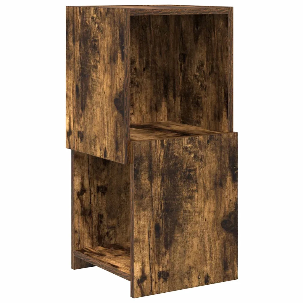 Mobile angolare Rovere fumé 30,5x30x65cm Legno multistrato