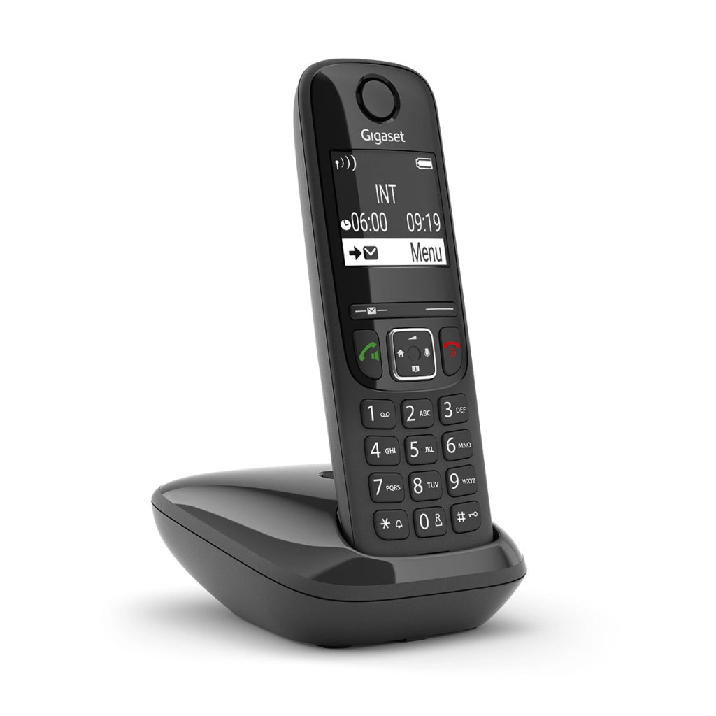 Cordless siemens gigaset as690 black vivavoce - AS690BLK