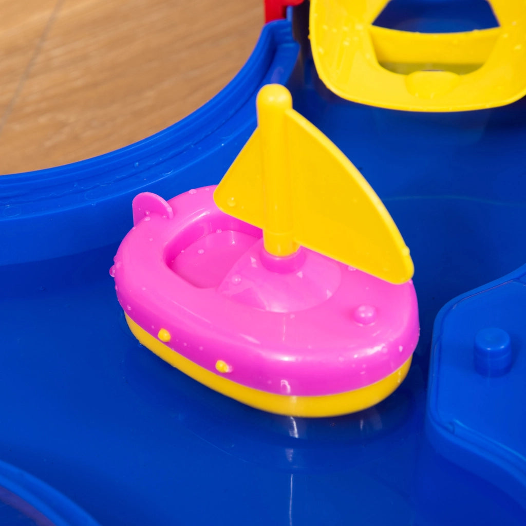 Casetta Acquatica per Bambini con Accessori ¨C zephmum ¨C Blu e Rosso 123x90x7cm