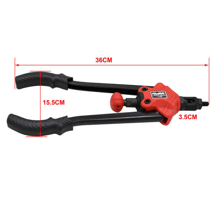 Pinza rivettatrice per dadi ciechi rivetti con 7 punte Set di rivetti ciechi