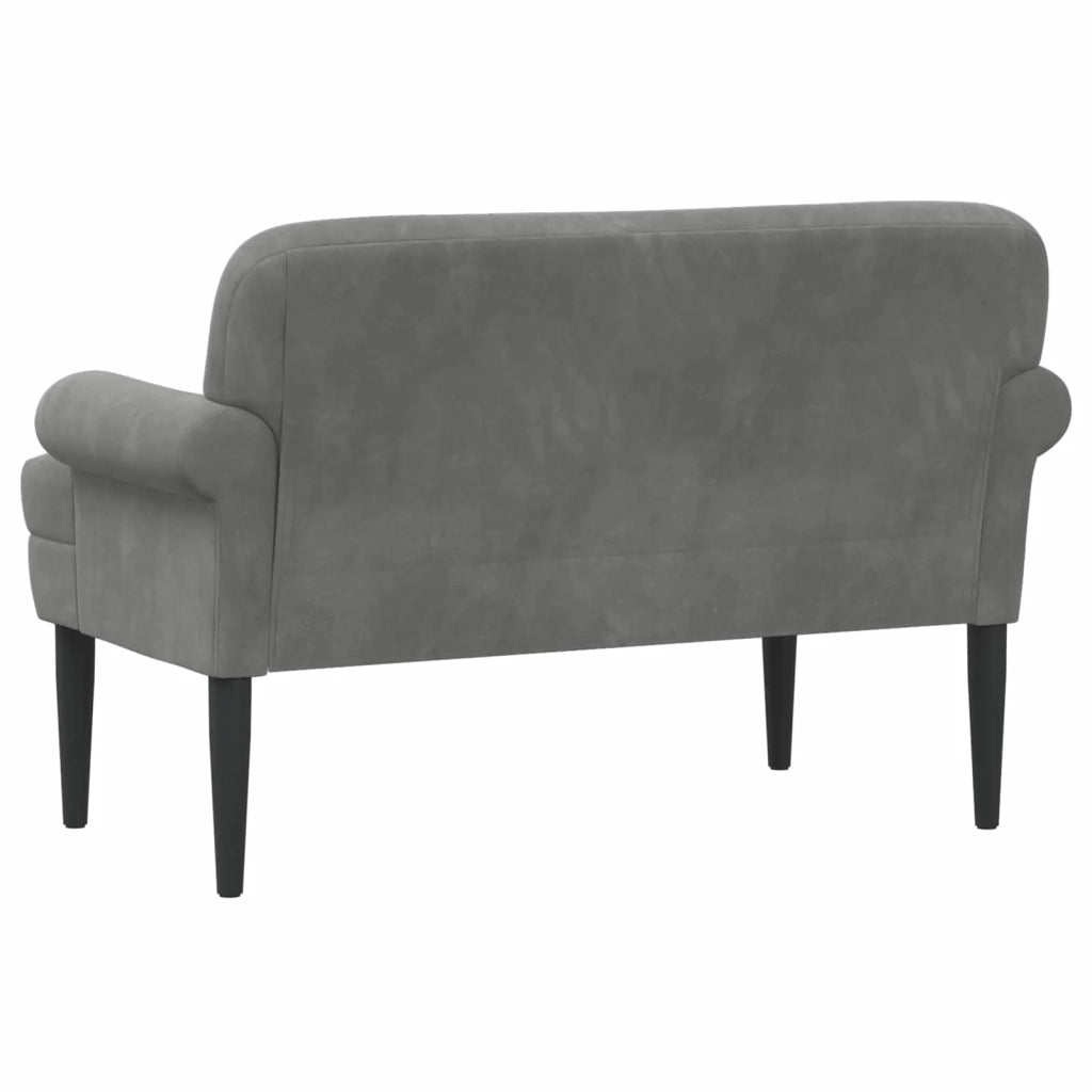 Loveseat con bottoni imbottiti Grigio Scuro 120 x 66 x 78 cm 42041829
