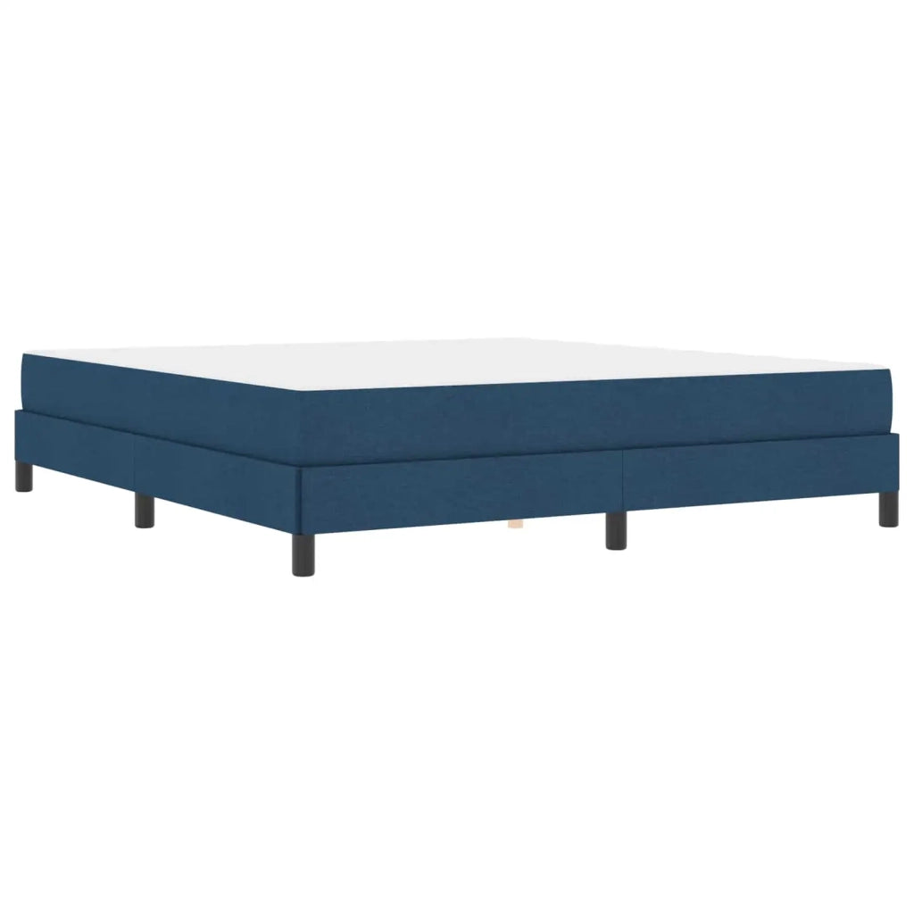 Letto a molle con materasso Blu 180 x 200 cm Tessuto 3398513