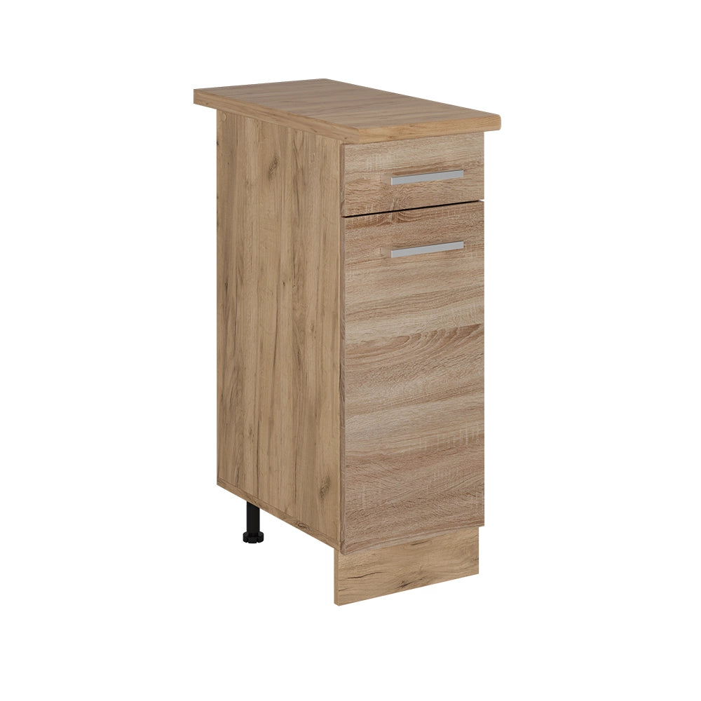Mobiletto base per cucina R-Line Sonoma/Rovere dorato 30 cm, PL Rovere Vicco