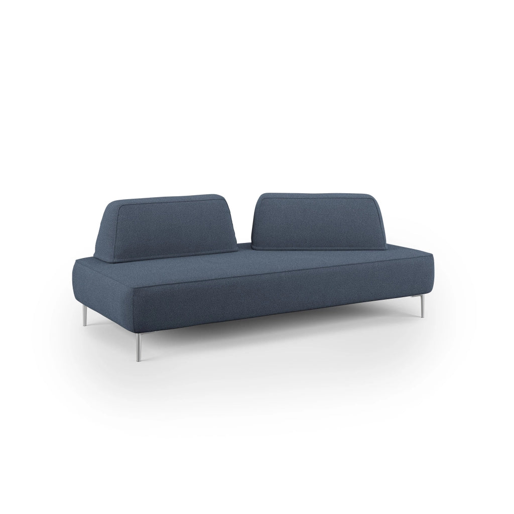 Newton Divano modulare con schienali movibili T07 212 cm blu