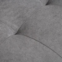Divano a 2 Posti, Divano con Spazio di Archiviazione, Gambe in Legno, Divano Imbottito con Rivestimento in Velluto per Soggiorno, Camera da Letto, 117x 62 x 78 cm, Grigio
