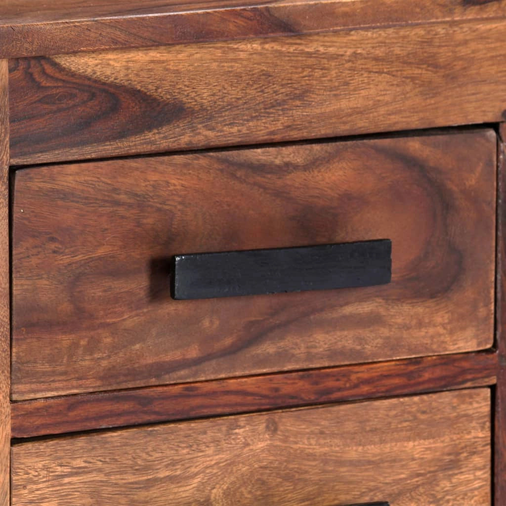 Pratico mobile porta TV/credenza di design 110 cm legno massello di sheesham 2502278