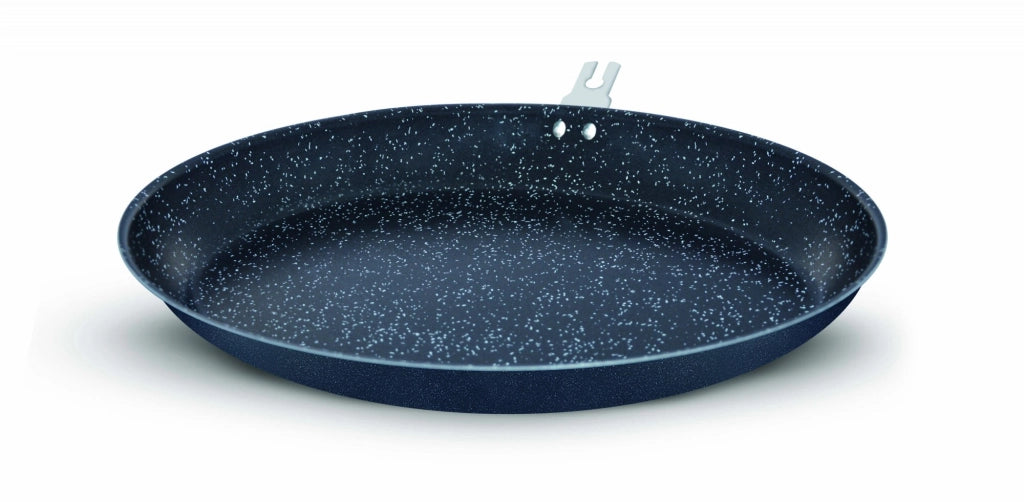 Padella ovale con manico estraibile e coperchio vetro EcoStone 36 cm