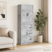 Set di armadi 2 pz Grigio Cemento Legno ingegnerizzato 3416982
