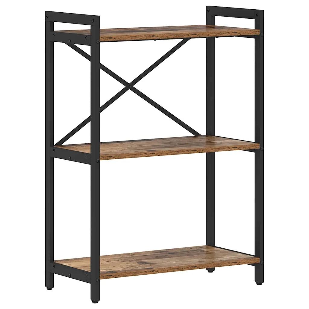 vidaXL Libreria Legno vecchio 60 x 30 x 83 cm Legno multistrato