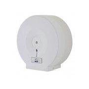 Distributore carta igienica maxi rotolo in ABS bianco con chiave 27,5x27x12,5 cm Feridras Linea Service