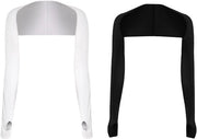 Sciarpa Premium estiva 2 pezzi - protezione UV - sciarpa braccio ventilata ombreggiante per donne - con fori per le dita guanti