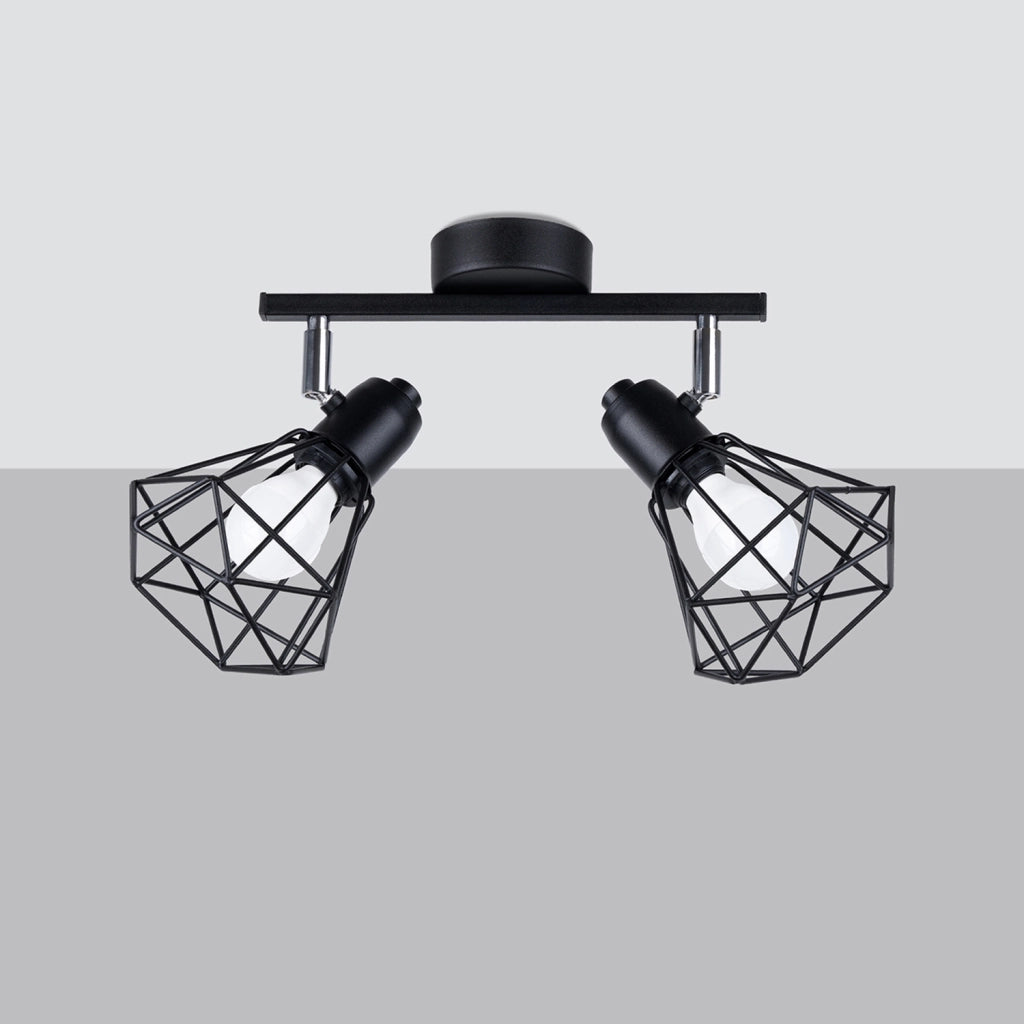 Lampada da soffitto ARTEMIS 2 nero
