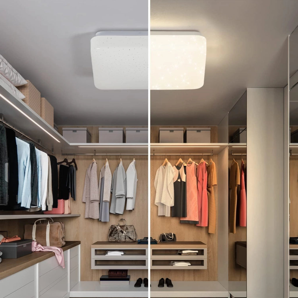 ZMH Lampada da soffitto plafoniera LED moderna forma stella 21 cm per soggiorno camera letto
