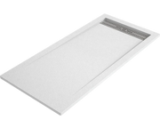Piatto doccia BIDAI 70x170 cm Bianco griglia in acciaio