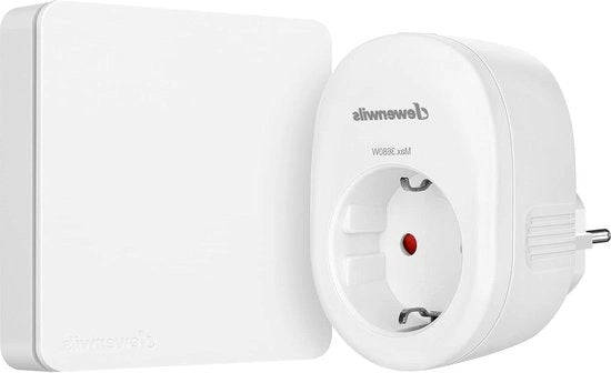 Contatto di Corrente senza Fili con Manopola a Cavo e Comando Remoto, 3680W, Espandibile