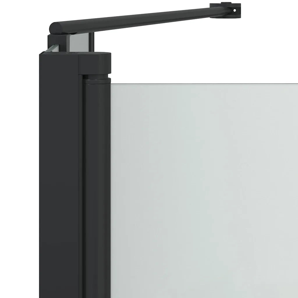 Involucro Doccia Nero 120 x 68 x 130 cm Vetro ESG e Alluminio 42018547