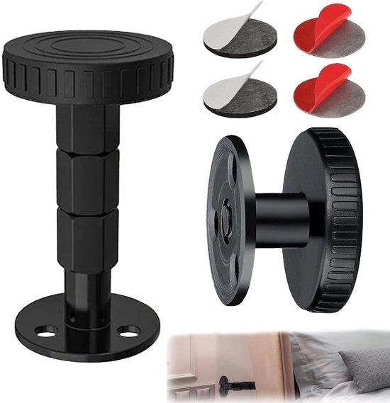 Supporti per parete regolabili - 2 pezzi - supporto per parete - protezione per parete - supporto per parete di copertura - materiale di alta qualità - design nero - protezione per parete