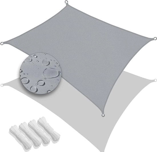 Telaio Solare Rettilineo - Impermeabile e Protezione UV - 3x5m - Grigio