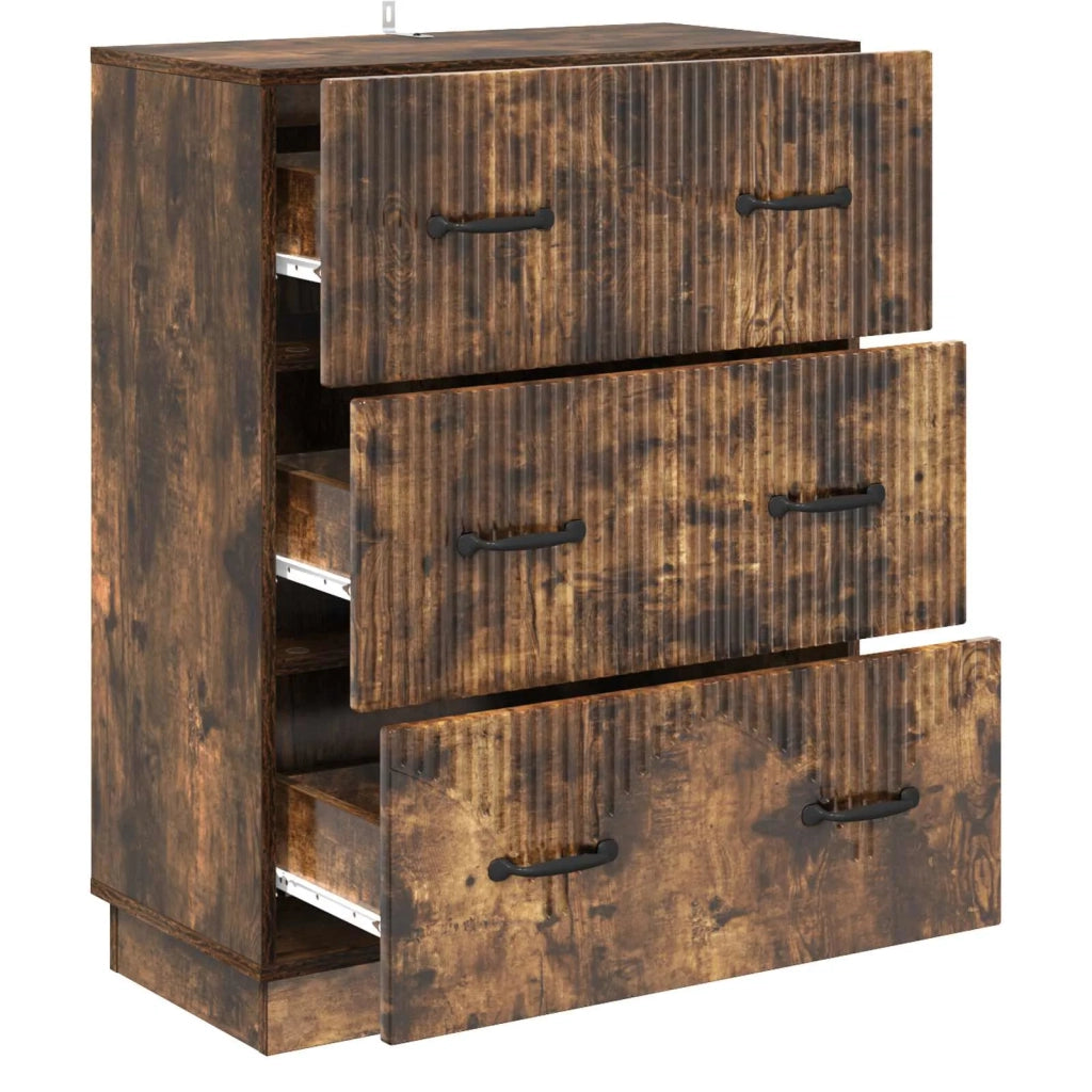 Mobile con Cassetti Rovere Fumo 66 x 34,5 x 87 cm 895300