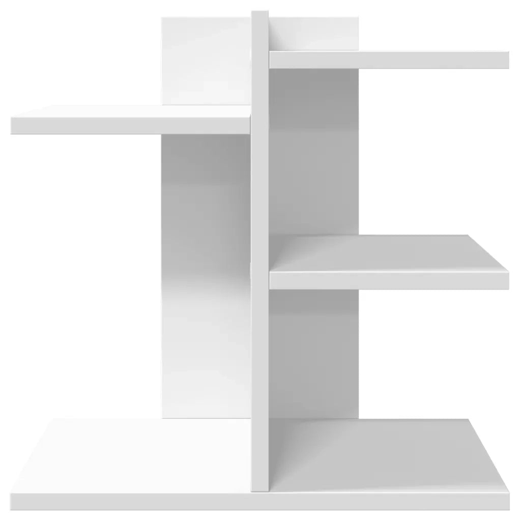 Organizer da Scrivania Bianco 42x21,5x42 cm Legno Multistrato 848066