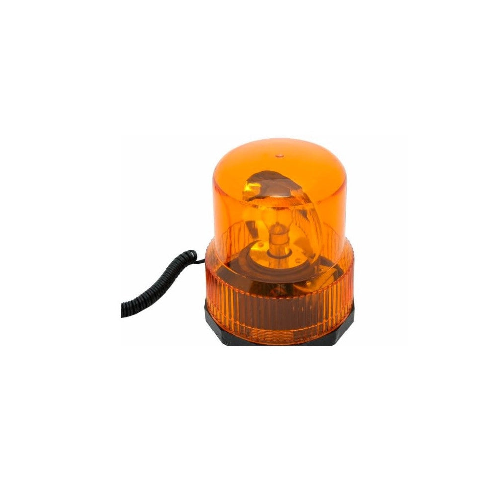 Trade Shop - Lampada Di Segnalazione 12v Con Attacco Magnetico Per Auto Camion Arancione -