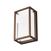Plafoniera LED GES2102 da Esterno in Alluminio Marrone 12W IP65 con Temperatura Luce Selezionabile 3000K/4000K/5000K - Gea Luce