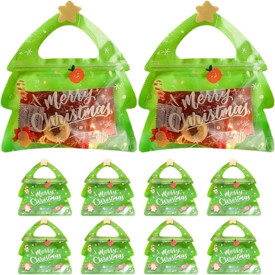 Decine di kit di decorazione per albero di Natale in forma di sacchetto, sacchetti per decorazioni di Natale da utilizzare come favola di festa per regali, facili da riempire, confezionamento di Natale