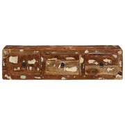 Mobile TV a Parete 100x32x25 cm in Legno Massello di Recupero 4104528