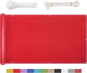 Schermo per balcone con protezione visiva e protezione UV, 125 x 400 cm - Copertura per balcone resistente al tempo per privacy e ombra
