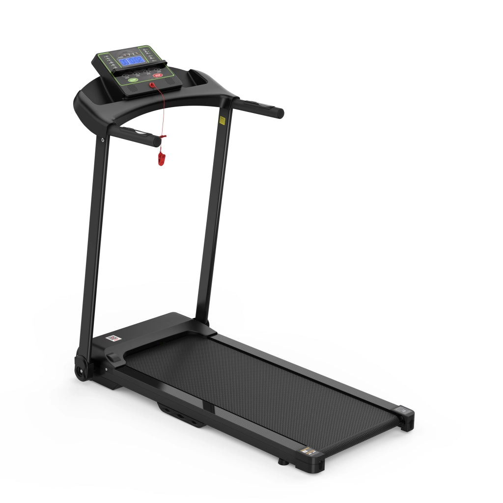 Tapis Roulant Pieghevole fino a 12 km/h con App, Display LED, Sensori Cardio e Portata 120 kg