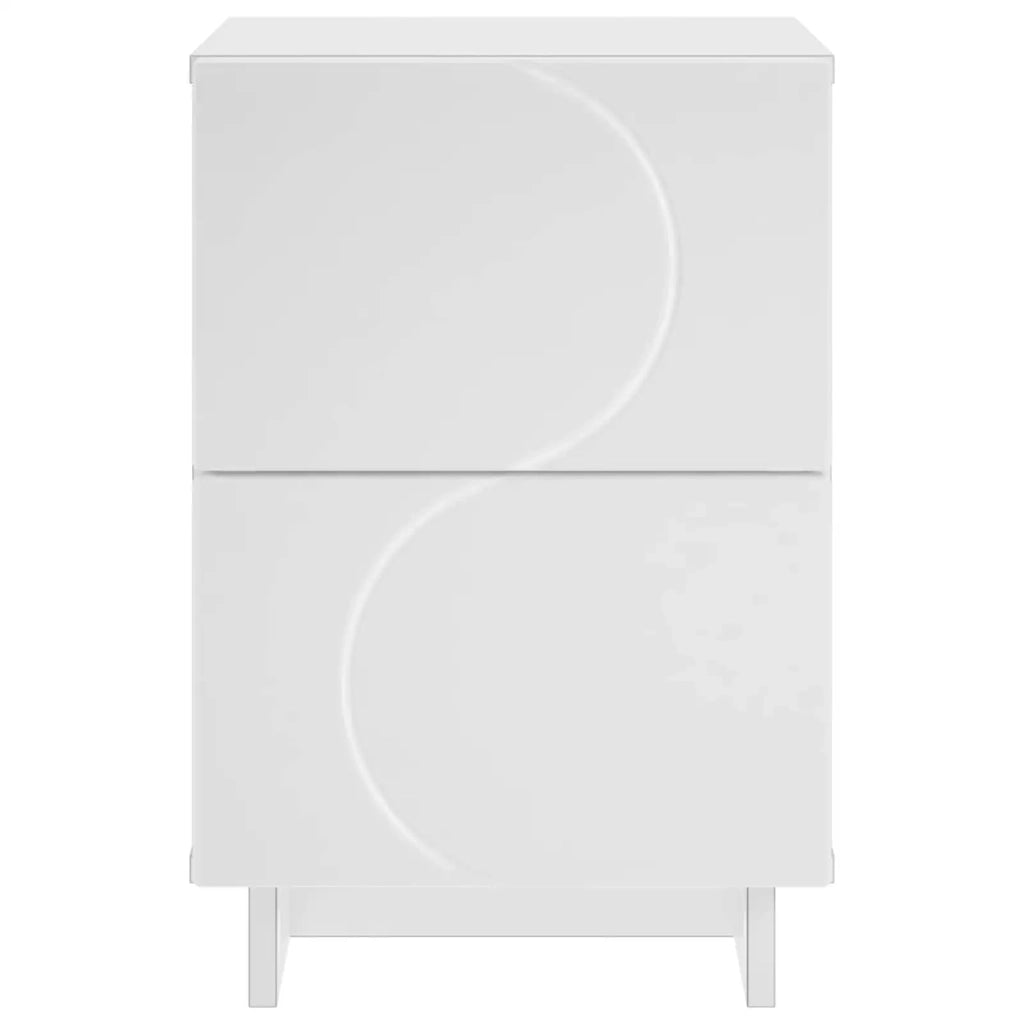 Armadio da Notte 2 pz Bianco 33,5 x 34,5 x 50 cm 8011388