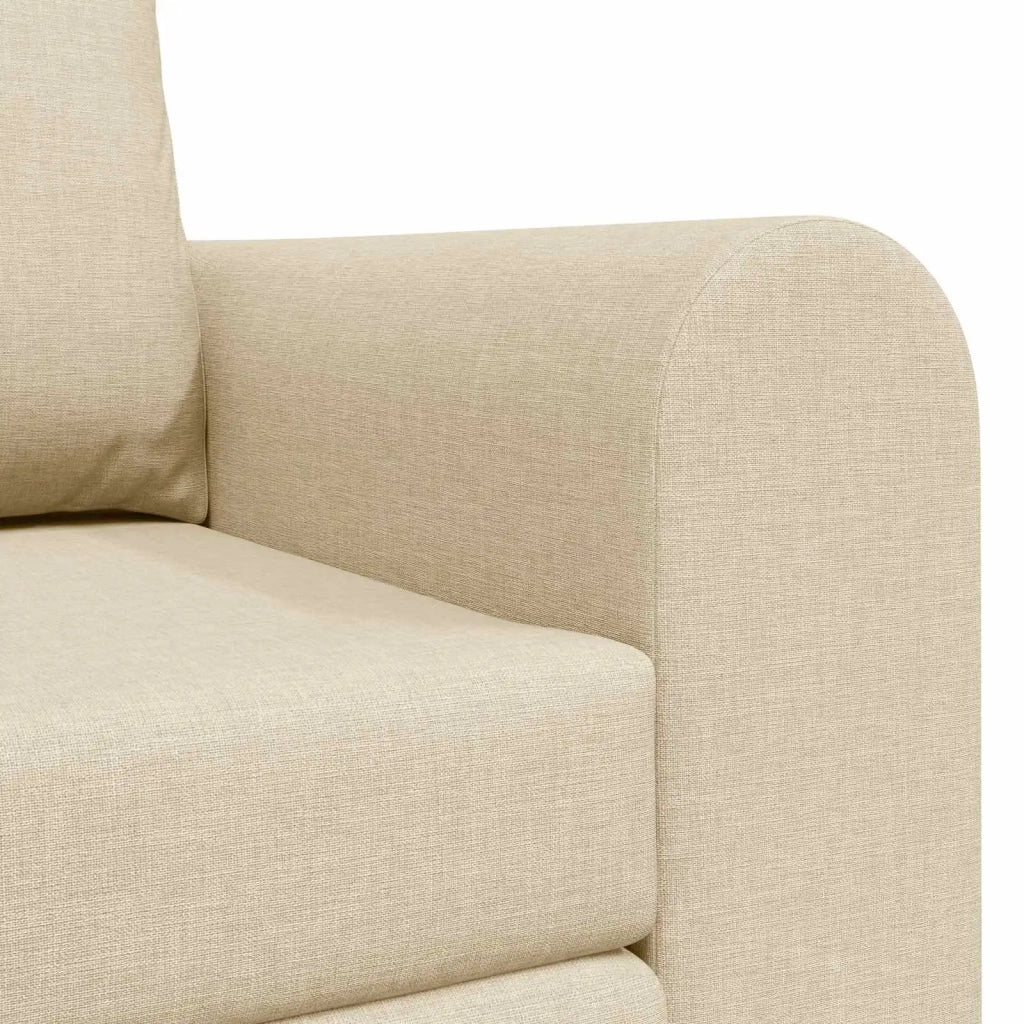 Divano letto 60cm Crema Tessuto 4106679