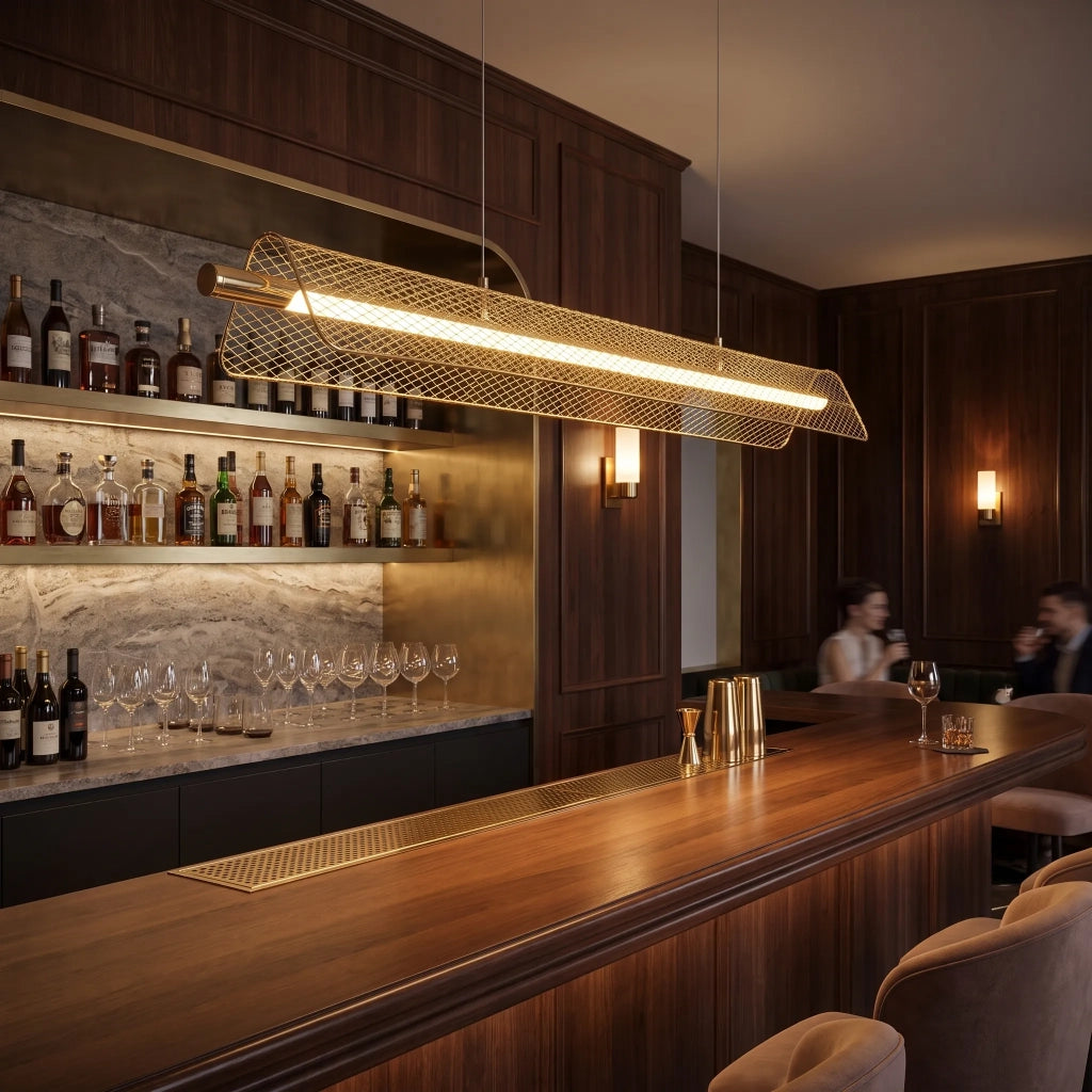 Lampada A Sospensione Da Soffitto A Led App1943-cp Gold